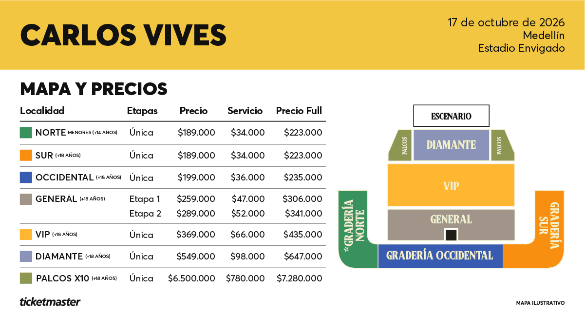 Carlos Vives | Tour Al Sol 2026 - Medellín - Venue Map [migrated:https://cdn.getcrowder.com/images/34831e92-6b30-493c-b62f-64d0b910e001-cvlanding-mapas-preciosmapa-precios-desktop-medellin.png]