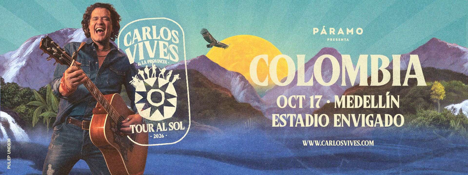 Carlos Vives | Tour Al Sol 2026 - Medellín - Cover [migrated:https://cdn.getcrowder.com/images/61815130-2276-4f4f-9d3b-cf8e3b3b79fe-carlos-vives-banner-total--event-page.jpg]