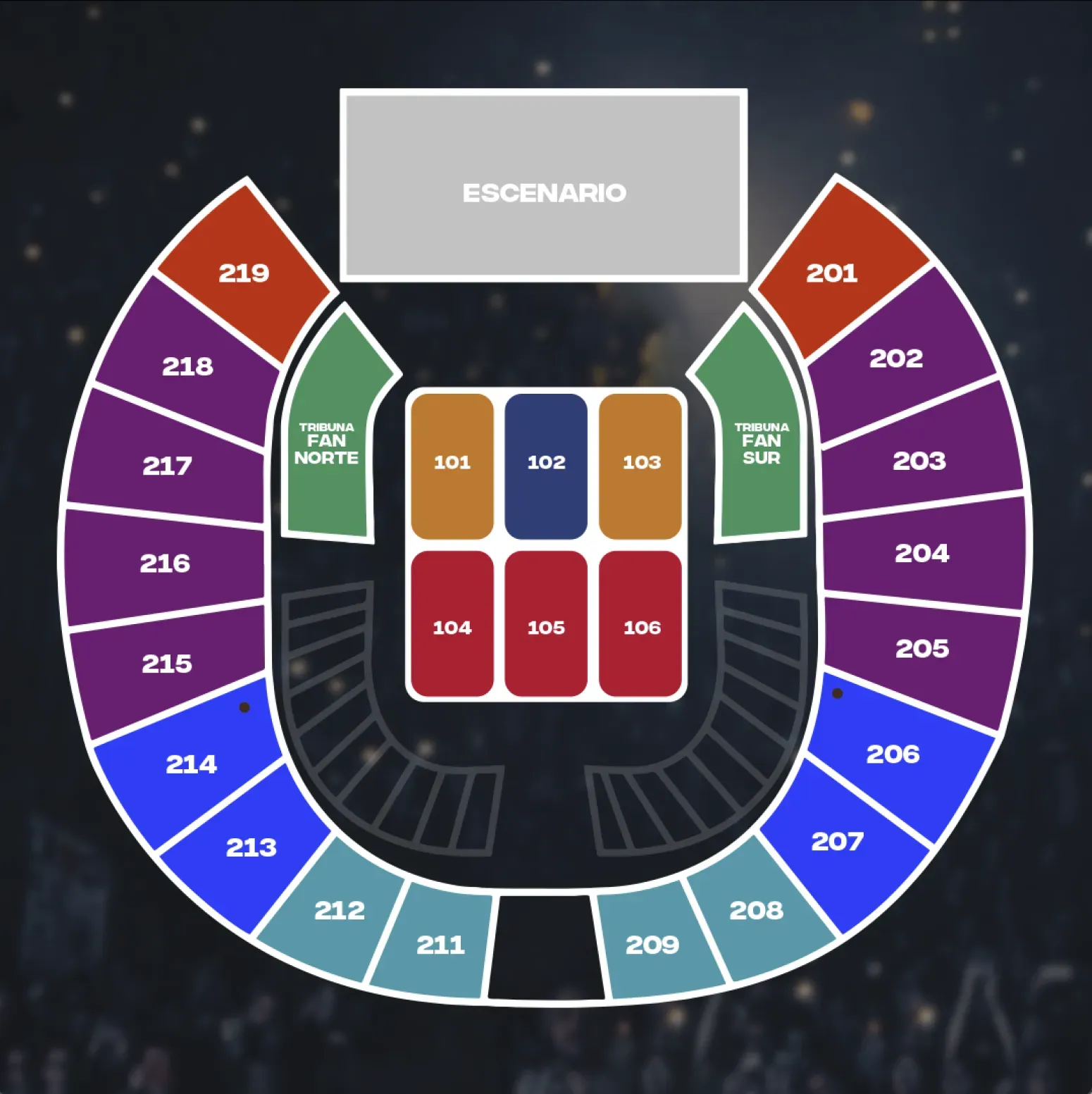 Mapa evento