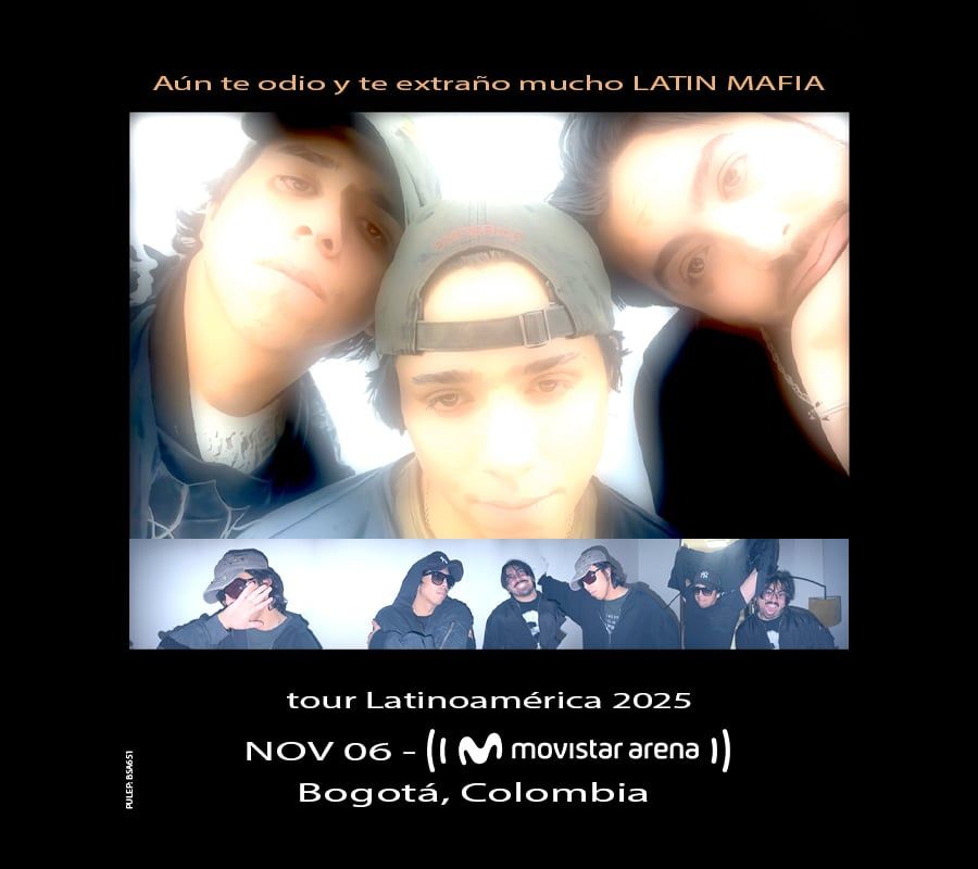 LATIN MAFIA | TOUR LATINOAMÉRICA 2025 - Cover [migrated:https://tuboleta.com/sites/default/files/2025-08/Imagen_Evento_0.jpg]