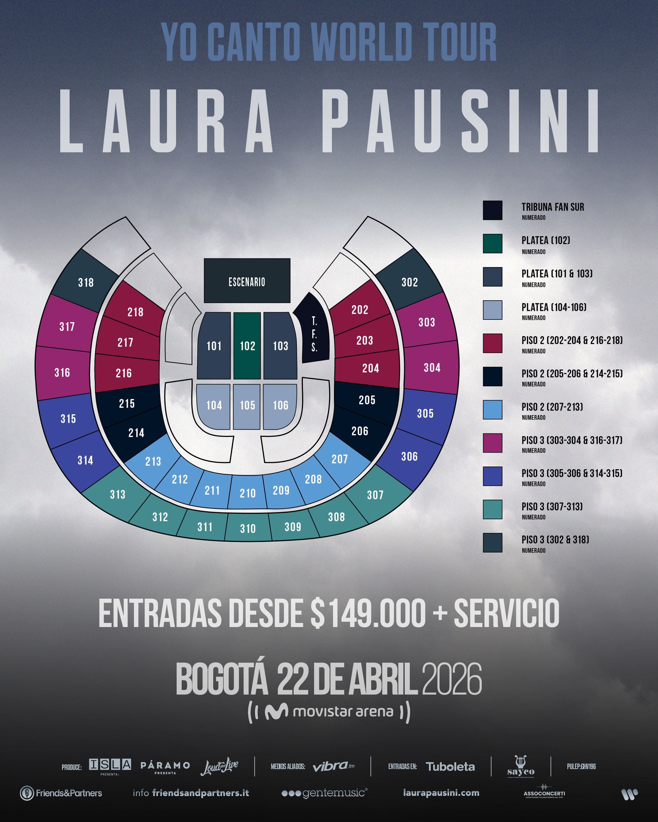 LAURA PAUSINI BOGOTA 2026 - Venue Map [migrated:https://www.tuboleta.com/sites/default/files/2025-09/LAURA_PAUSINI_MAPA_POST.jpg]