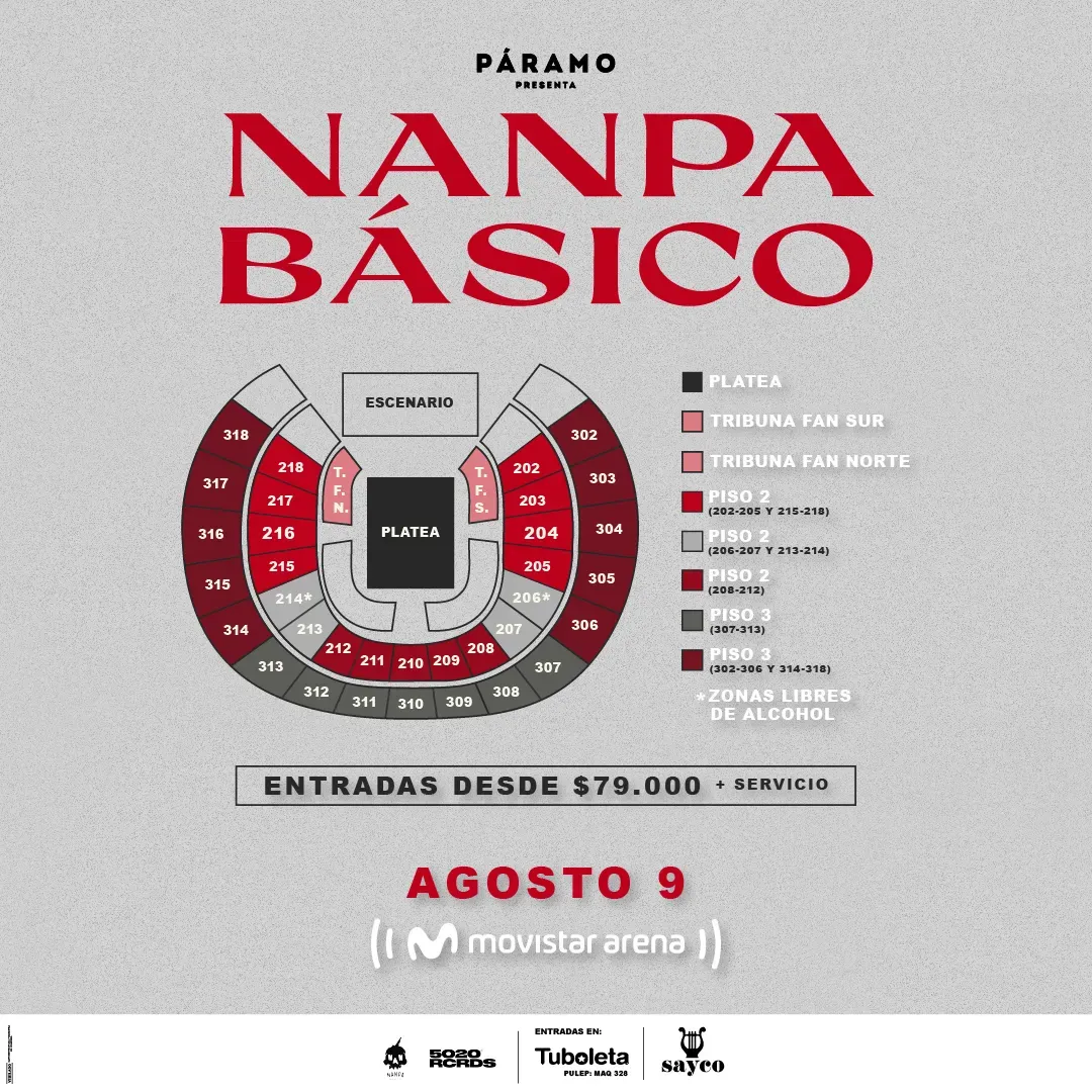 NANPA BÁSICO - SEGUNDA FECHA - Venue Map [migrated:https://tuboleta.com/sites/default/files/styles/image_item_1550/public/2025-02/NANPA_MAPA_CUADRADA.png.webp?itok=3FMGTLC3]