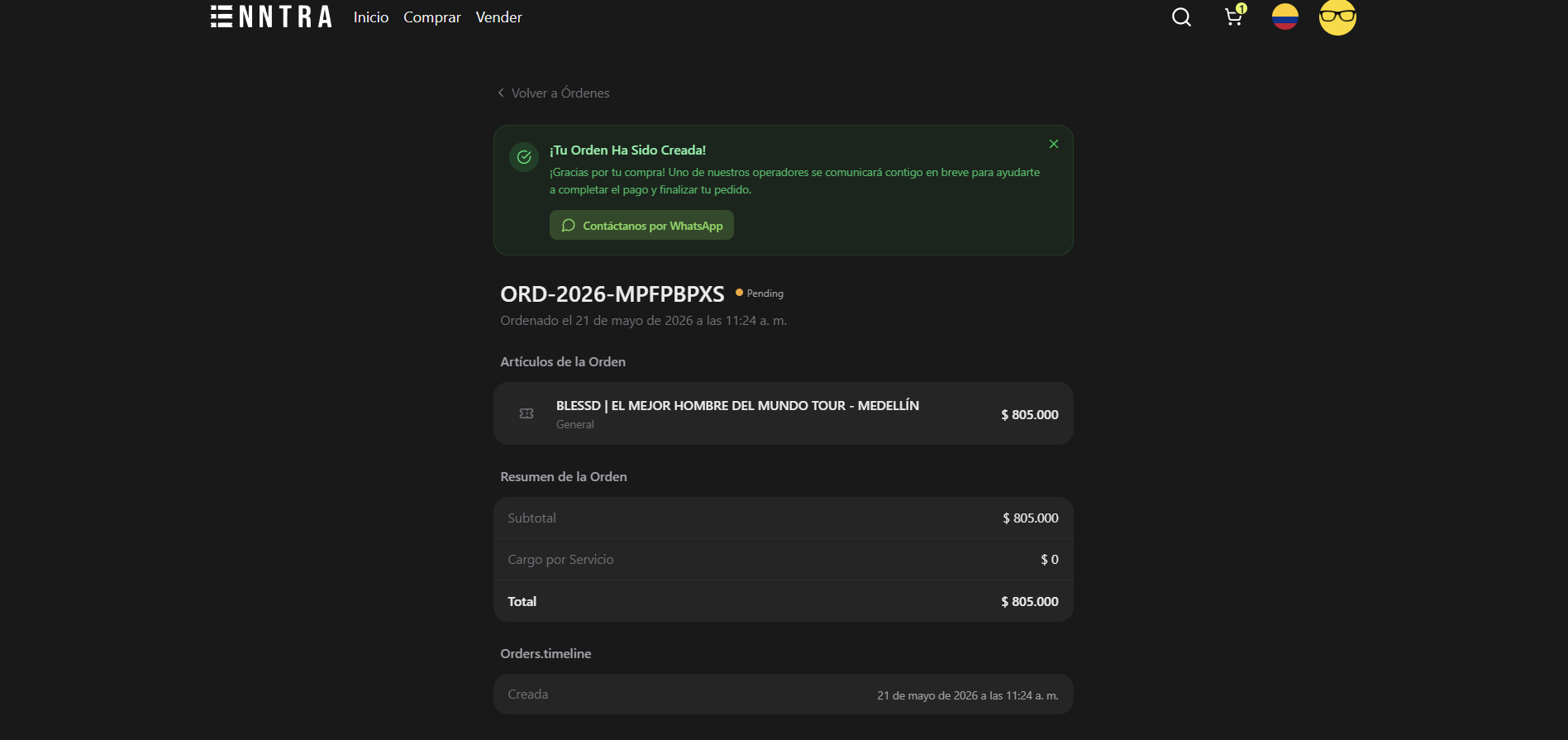Orden de compra