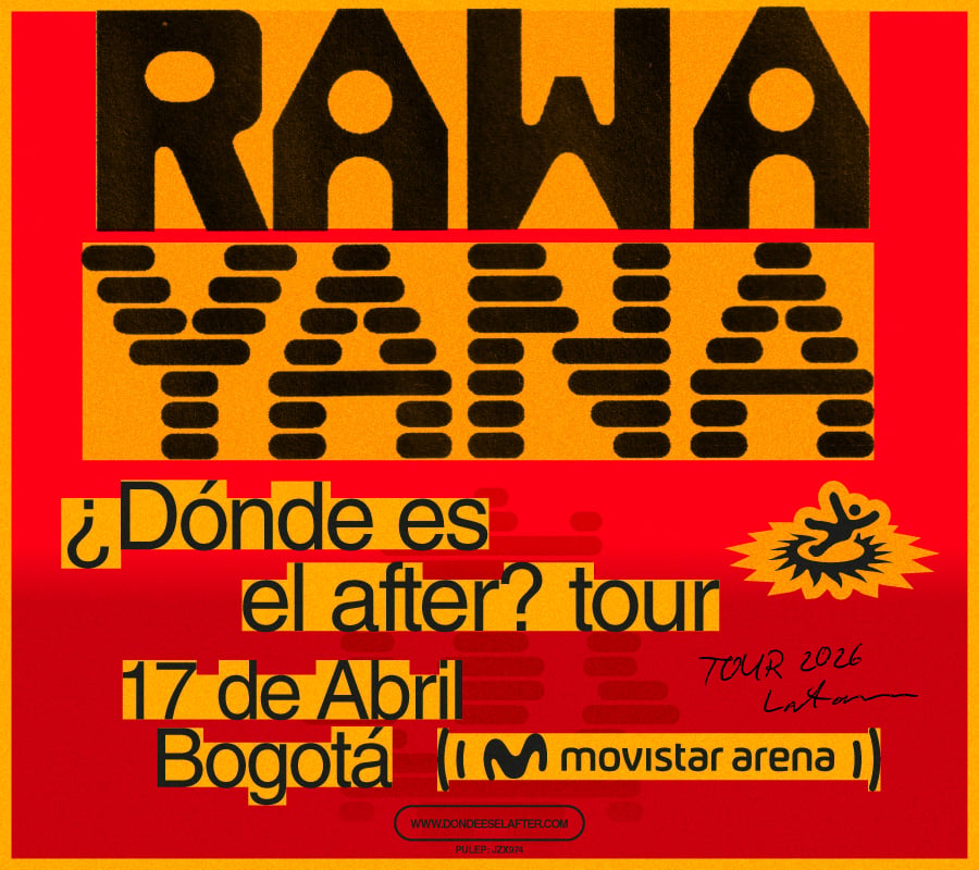 RAWAYANA | ¿DONDE ES EL AFTER? TOUR - Cover [migrated:https://tuboleta.com/sites/default/files/2026-01/RAWAYANA_DETALLE-EVENTO.jpg]