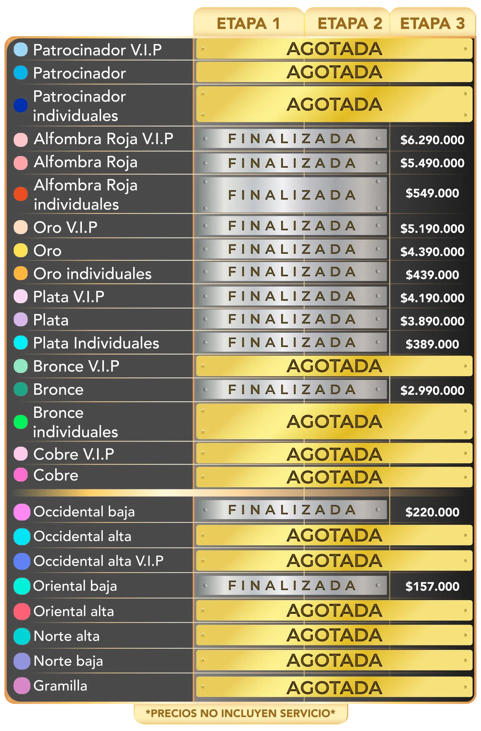 FESTIVAL PA´ GOZAR Y CANTAR 2.0 - Price Chart [migrated:https://www.tuboleta.com/sites/default/files/styles/image_item_1550/public/2026-02/TABLA%20DE%20PRECIOS%20FINAL_0.png.webp?itok=wQQ3YoTa]