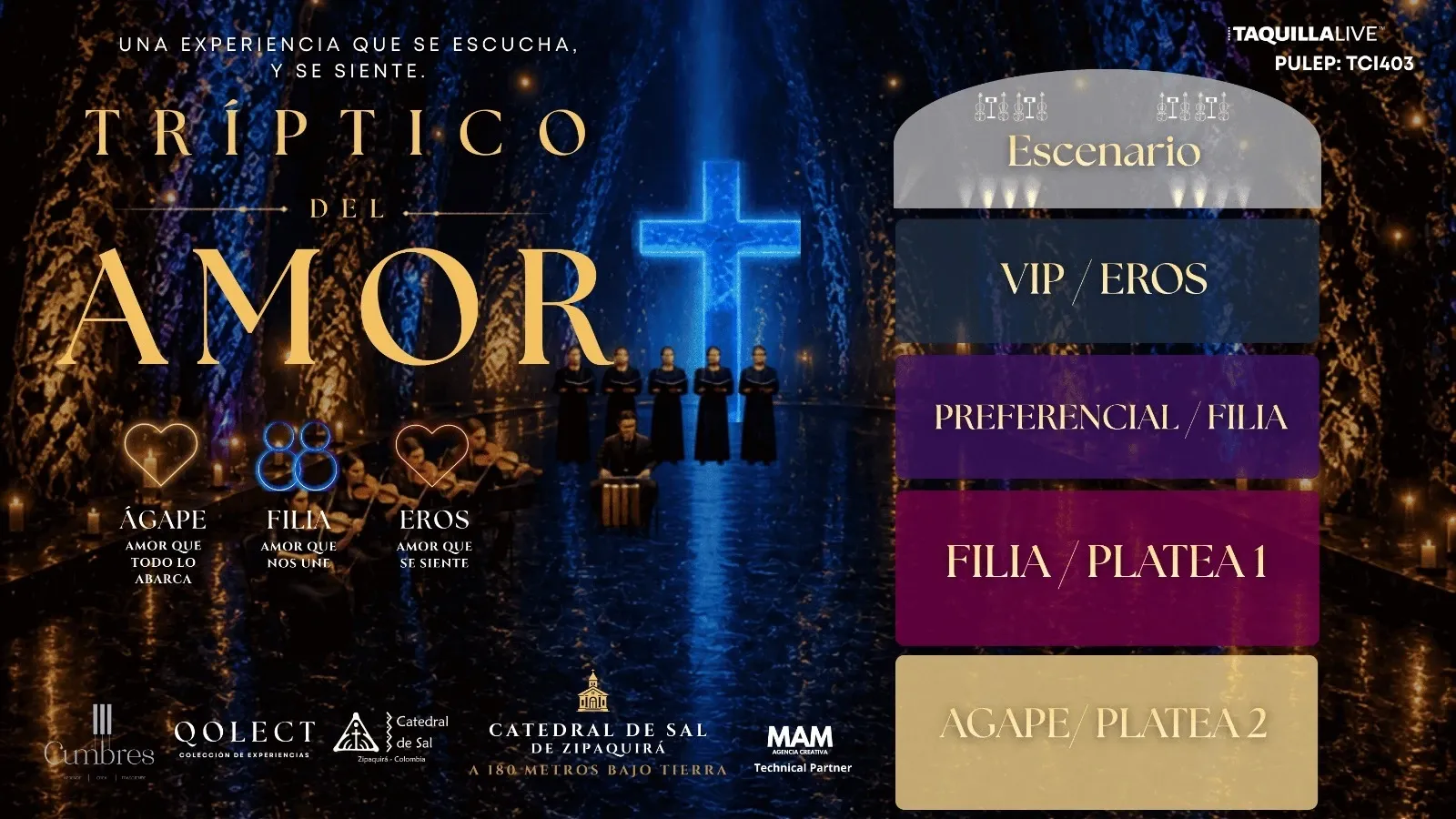 Mapa Triptico de amor