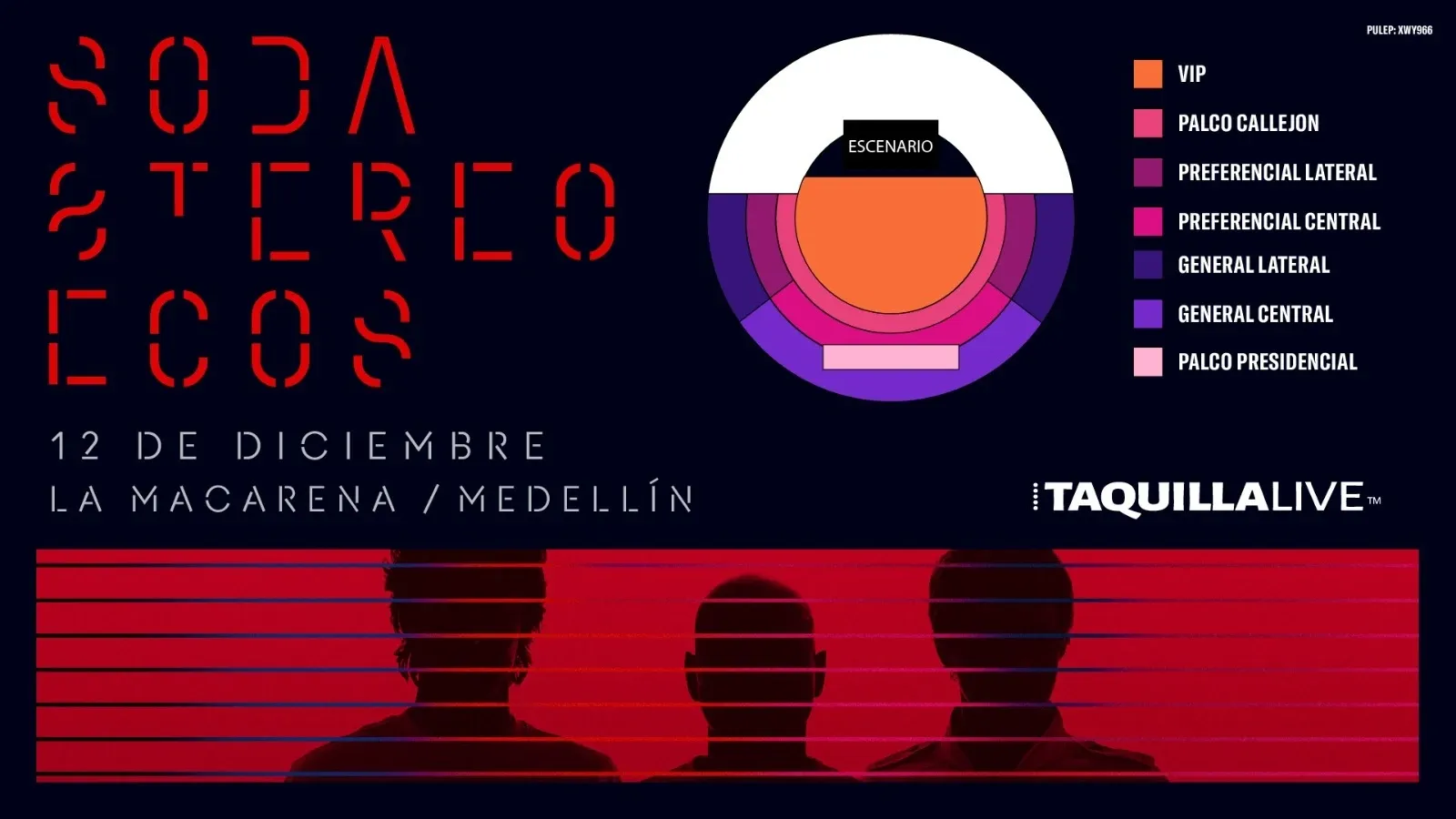 Mapa Soda estereo