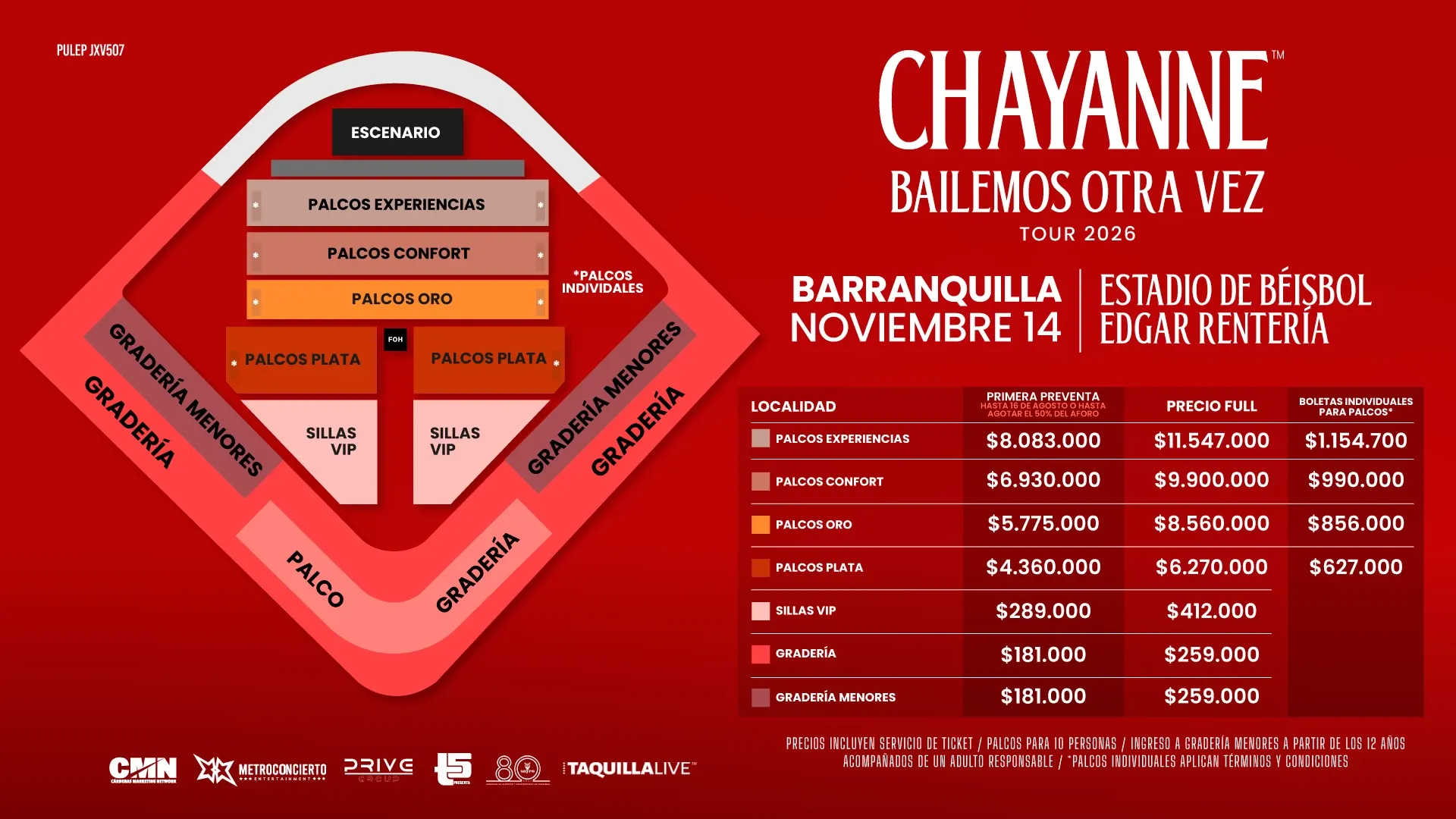 Chayanne mapa