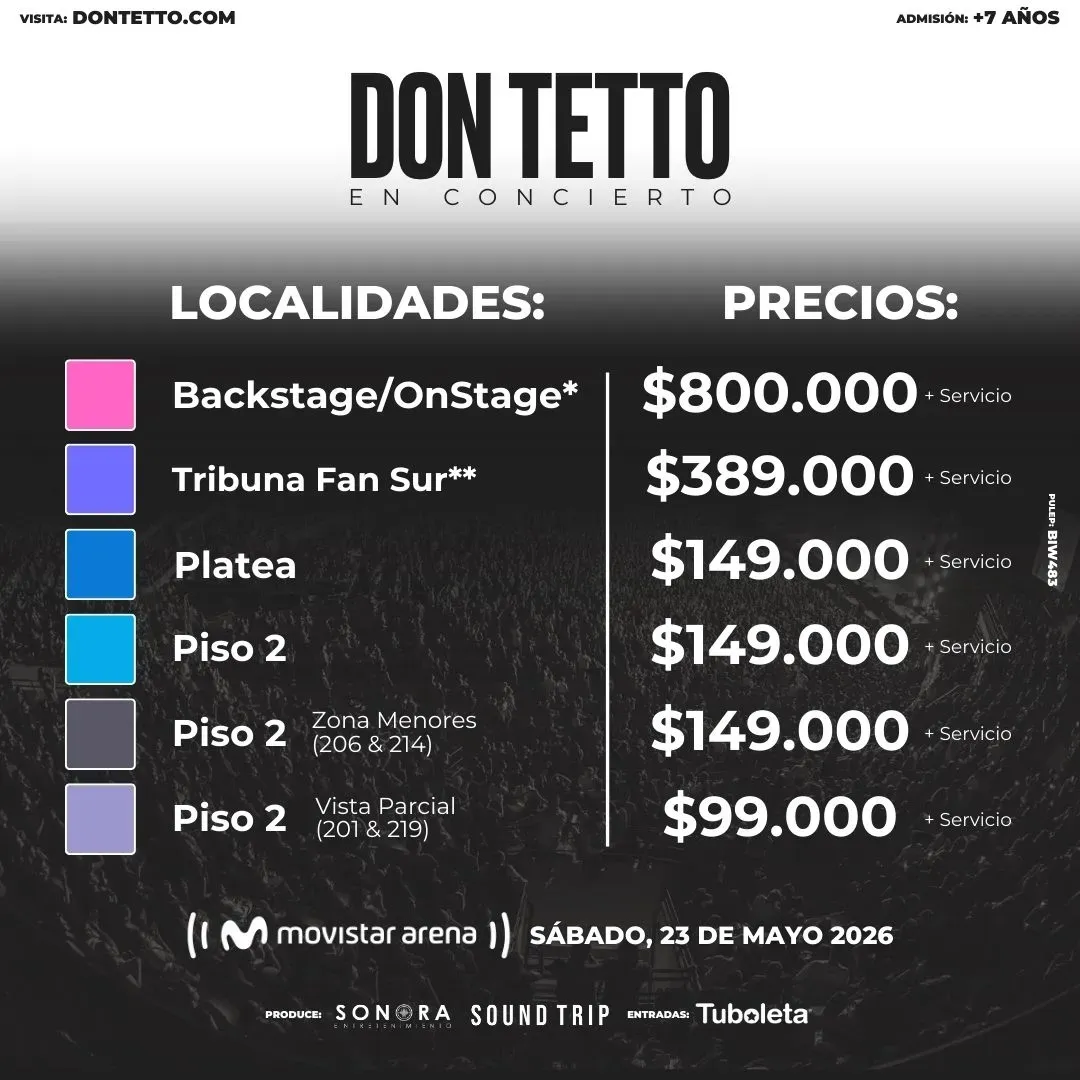 DON TETTO HISTORICO 2.0 - Price Chart [migrated:https://tuboleta.com/sites/default/files/styles/image_item_1550/public/2026-01/TuBoleta%20%5BDT%202026%5D%20%281080x1080px%29%20%282%29.jpg.webp?itok=UqQ4KXj5]