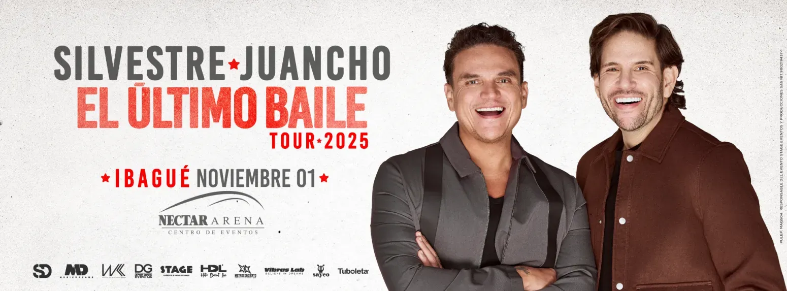 Cover – SILVESTRE Y JUANCHO | EL ÚLTIMO BAILE TOUR 2025 - IBAGUÉ