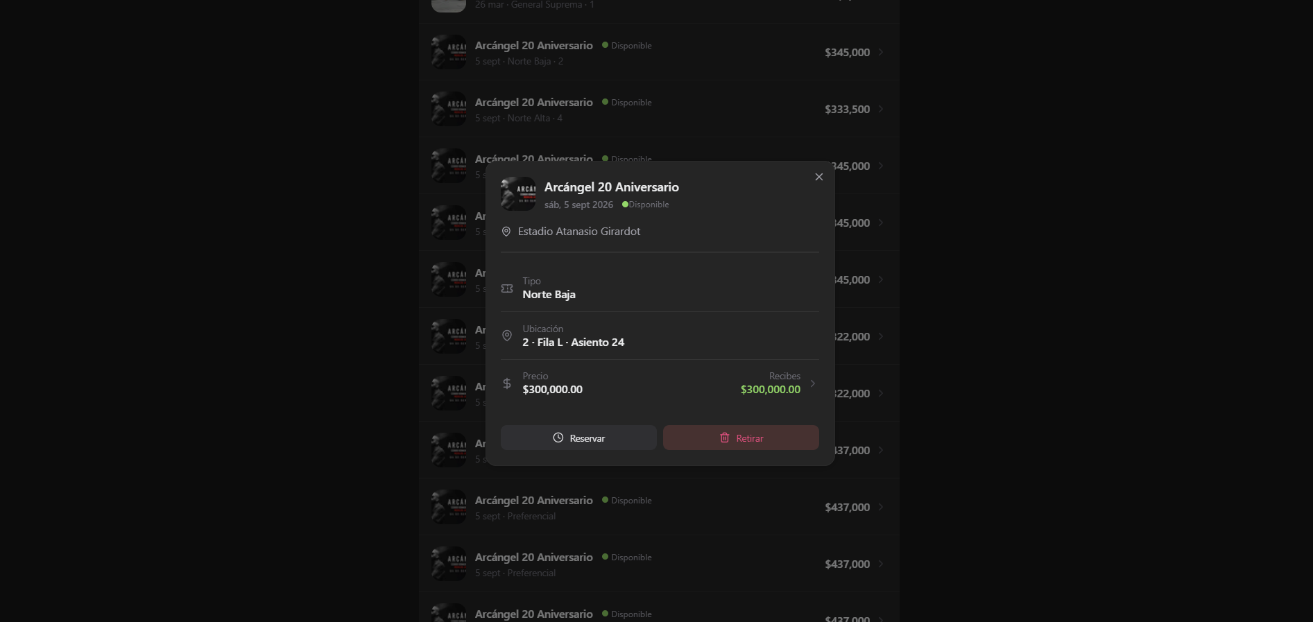 Boleta enntra mi perfil
