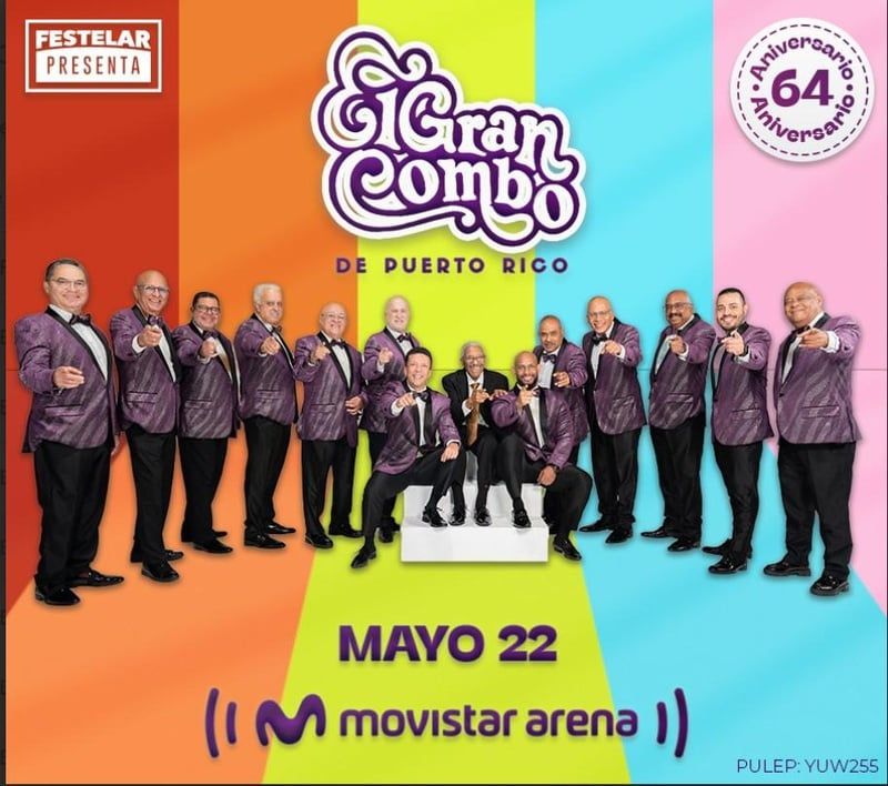 EL GRAN COMBO DE PUERTO RICO 64 ANIVERSARIO - Cover [migrated:https://www.tuboleta.com/sites/default/files/2025-12/c474c346-57e7-4ea9-b2cb-dda2a27b1054.jpg]