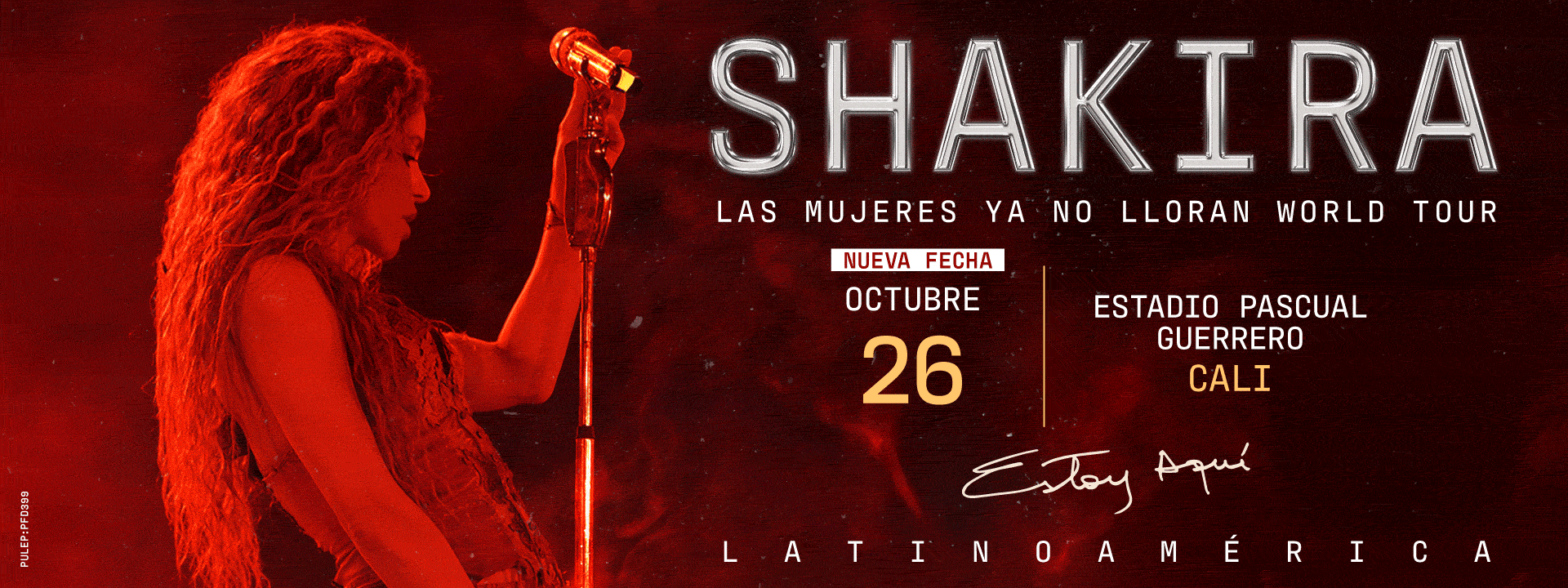 Cover – Shakira Cali 26 | Las Mujeres Ya No Lloran World Tour