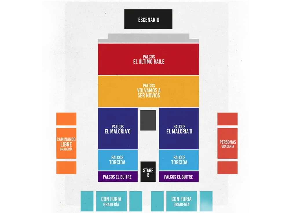 Map – SILVESTRE Y JUANCHO | EL ÚLTIMO BAILE TOUR 2025 - IBAGUÉ