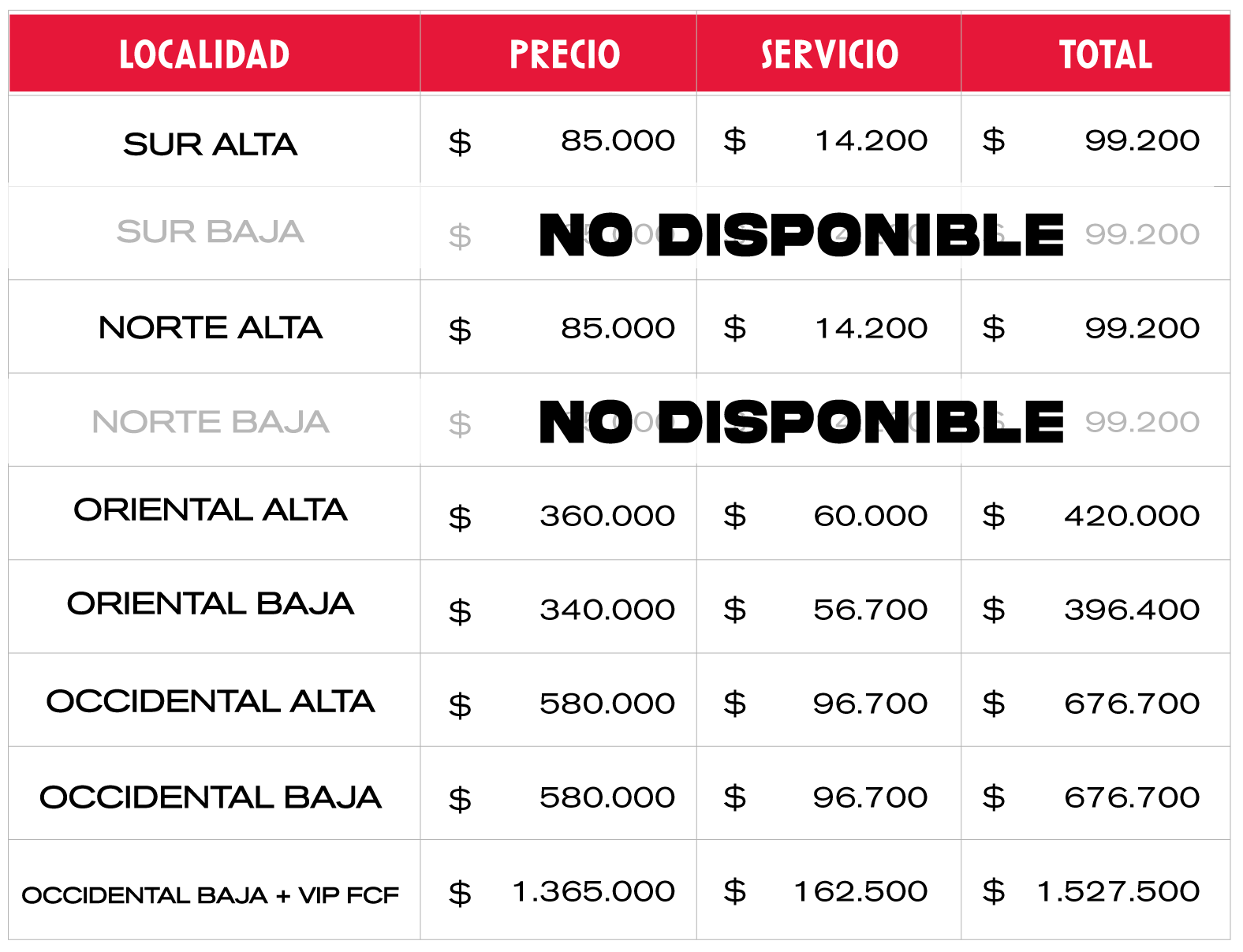 Colombia vs Bolivia | Eliminatorias FIFA 2026 - Price Chart [migrated:https://web.tuboleta.com/images/Eventos/eliminatorias-seleccion-colombia/assets/img/tarifa-col-bol.png]