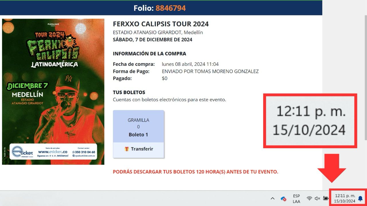 Ejemplo 2 de boleta